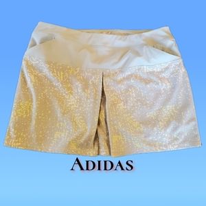 Adidas Womens Light Blue Golf Tennis Running Skorts Skirt Ice Blue Size Large